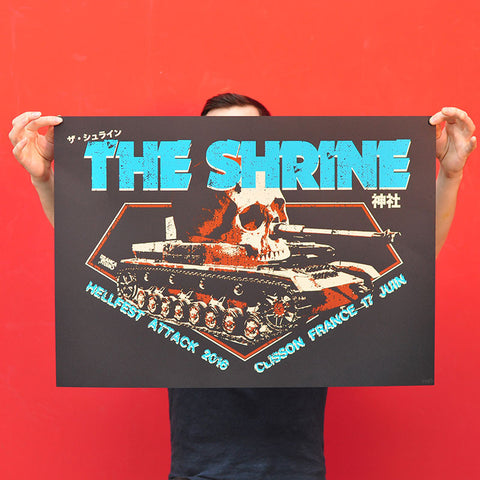 THE SHRINE "Hellfest 2016" Screen Print