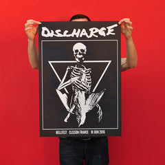 DISCHARGE "Hellfest 2016" Screen Print