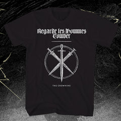 REGARDE LES HOMMES TOMBER "The Crowning / White" T-shirt