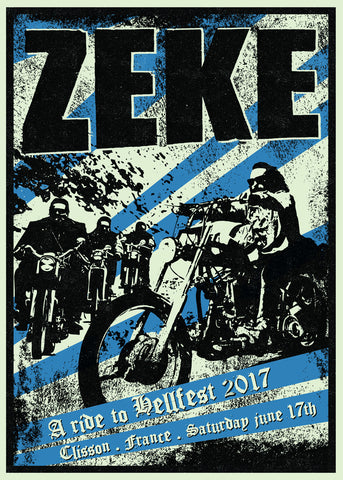 ZEKE "Hellfest 2017" Screen Print