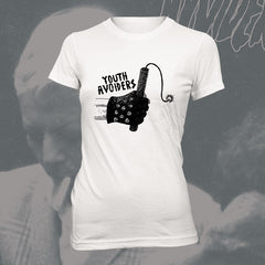 YOUTH AVOIDERS "Dynamite" Women white Tshirt
