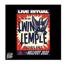 TWIN TEMPLE "Hellfest 2022" Screen Print